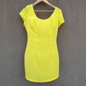 Castro yellow dress for women size 8